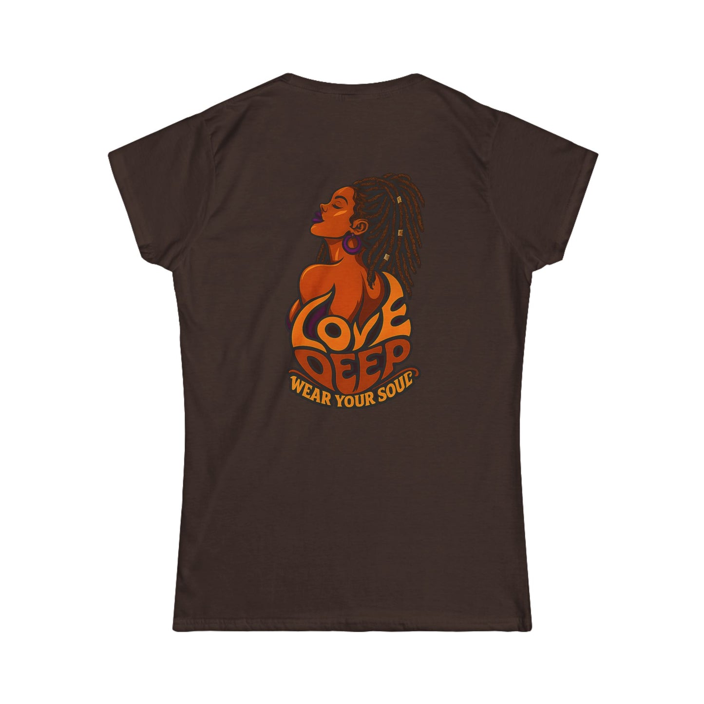 Empowering Brown-Skin Silhouette Love Deep Tee