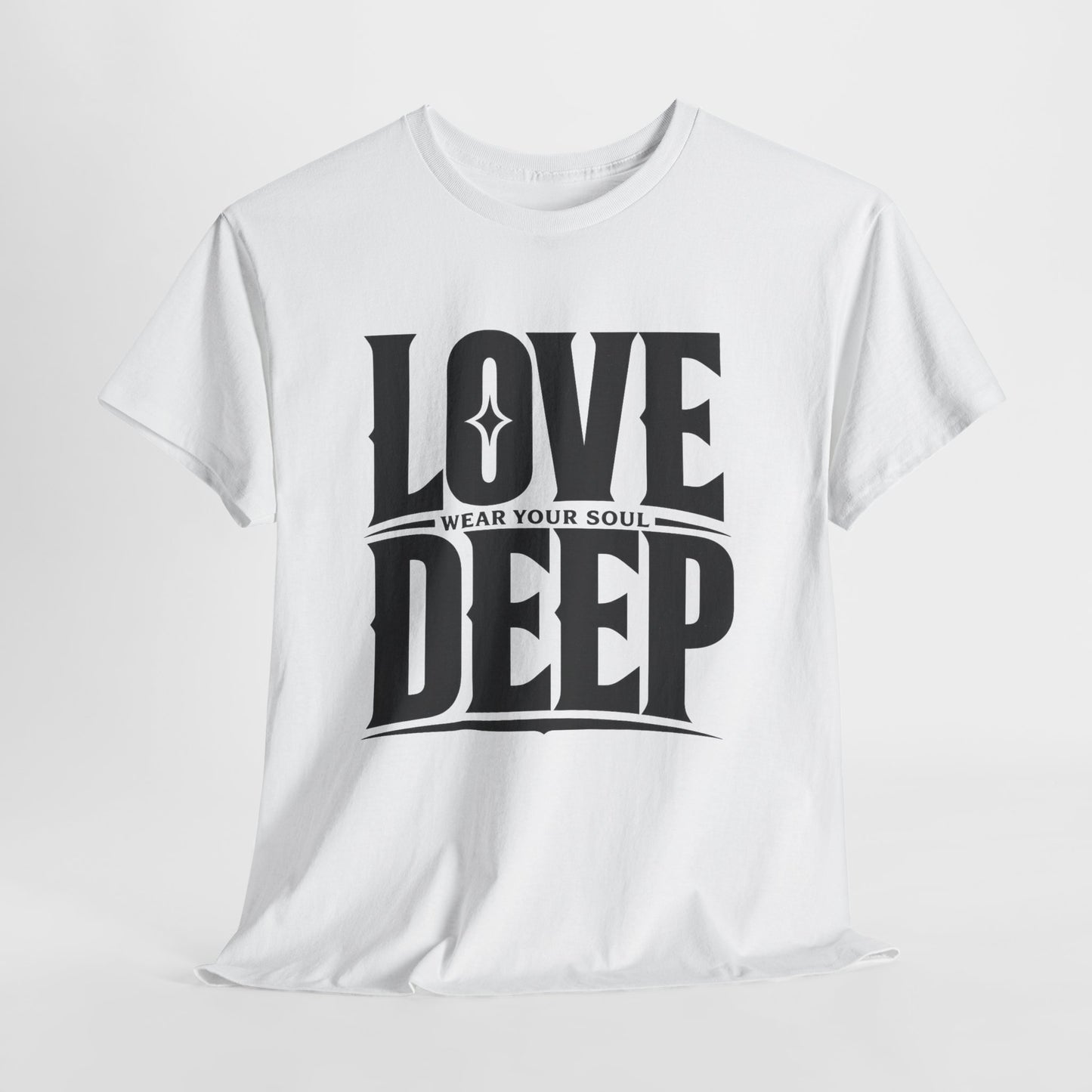 Love Deep Tee — "Love Deep" Graphic Cotton T‑Shirt