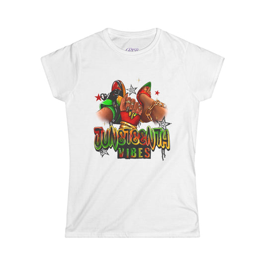 Juneteenth Vibes Women's Tee — Juneteenth Celebration Shirt