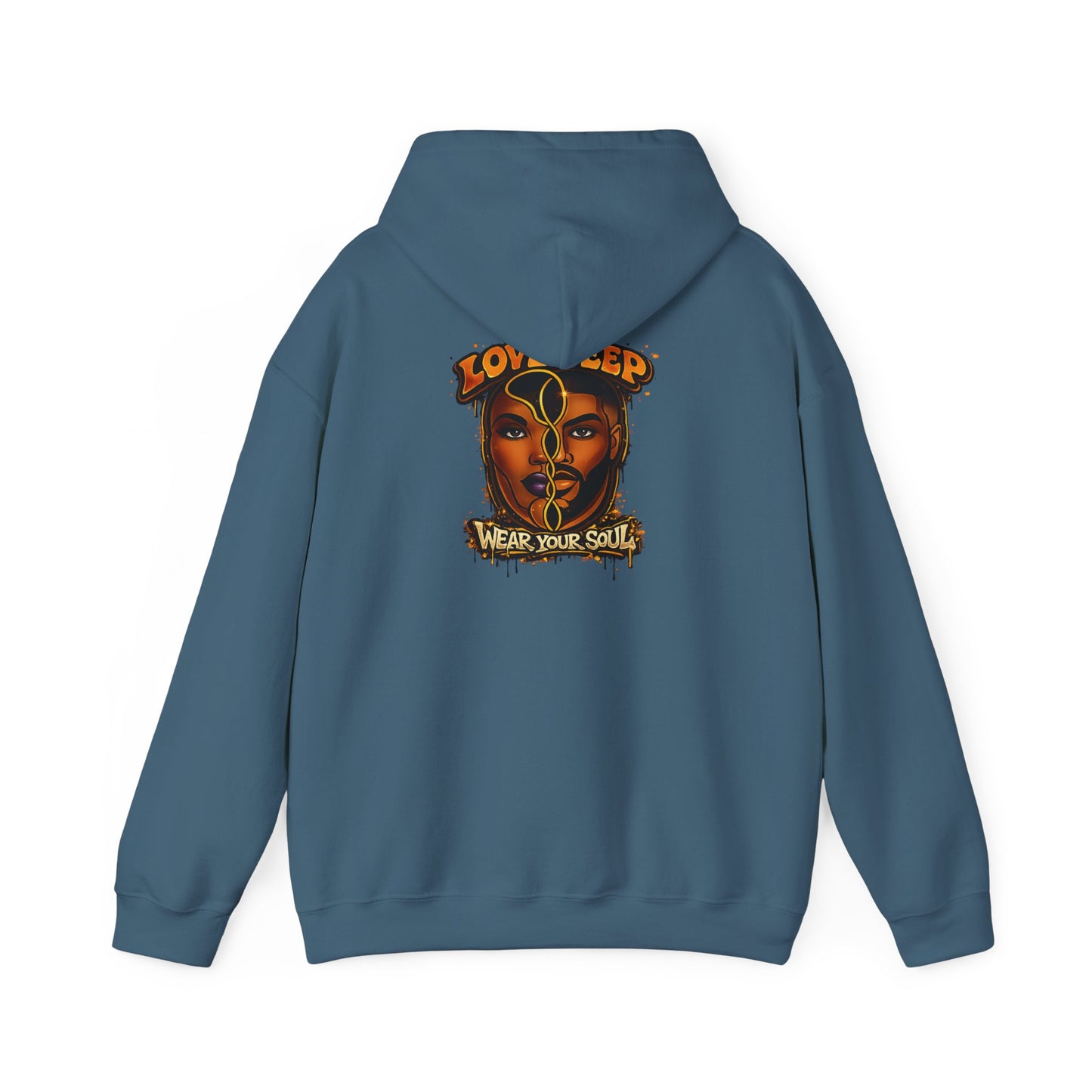 Love Deep Dual-Face Couple Graphic Hoodie