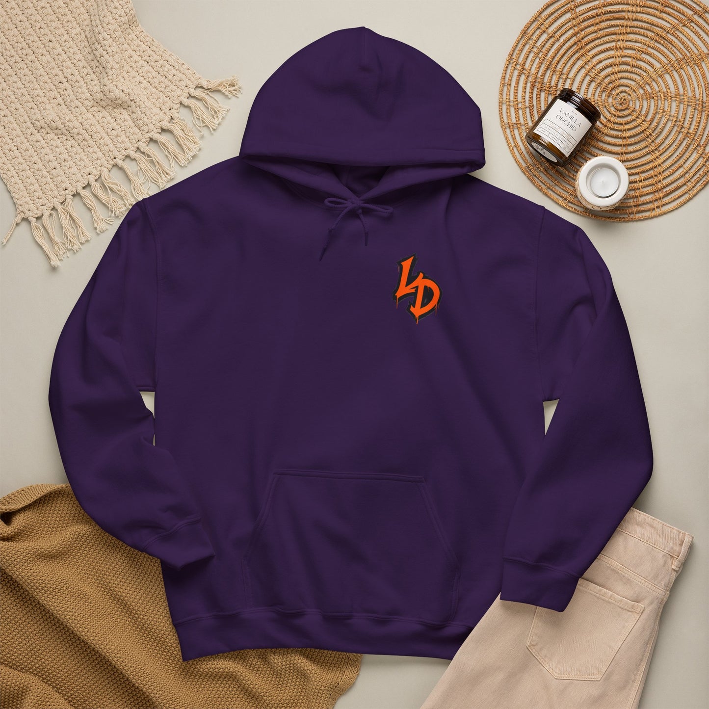 Love Deep Dual-Face Couple Graphic Hoodie