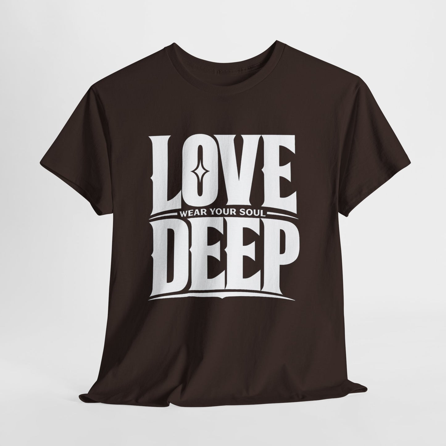 Love Deep Tee — "Love Deep" Graphic Cotton T‑Shirt