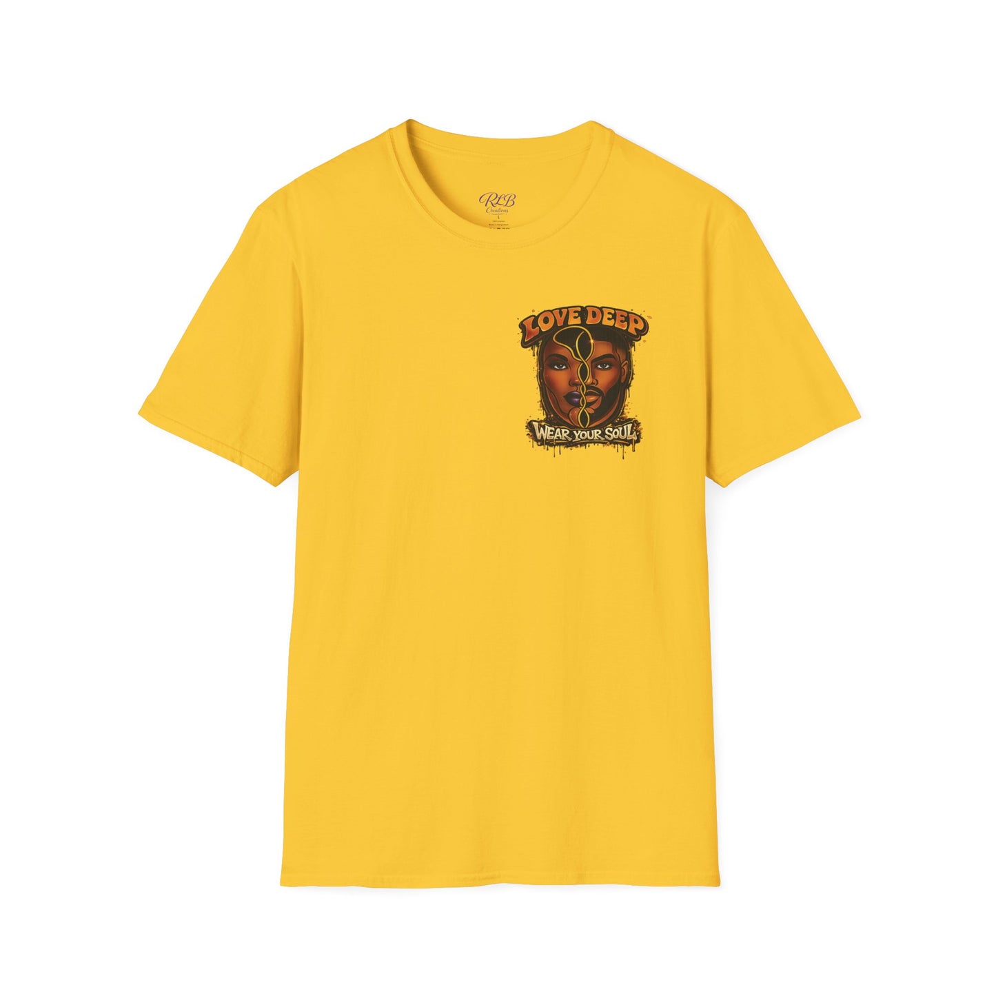 Love Deep Dual-Face Couple Retro T-Shirt