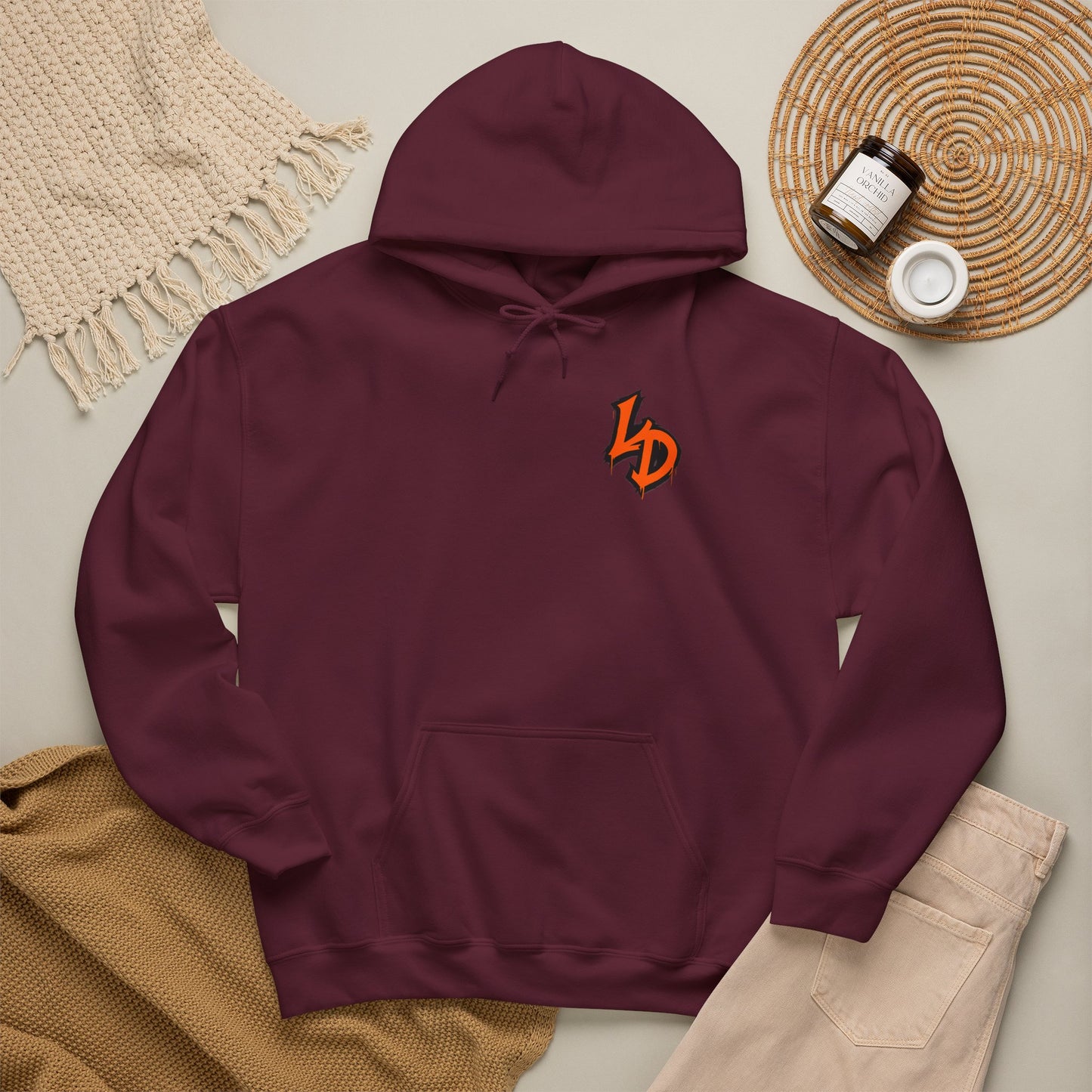 Love Deep Dual-Face Couple Graphic Hoodie