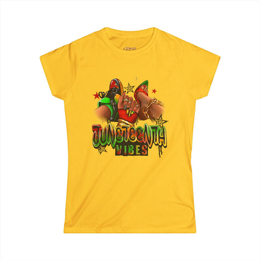 Juneteenth Vibes Women's Tee — Juneteenth Celebration Shirt