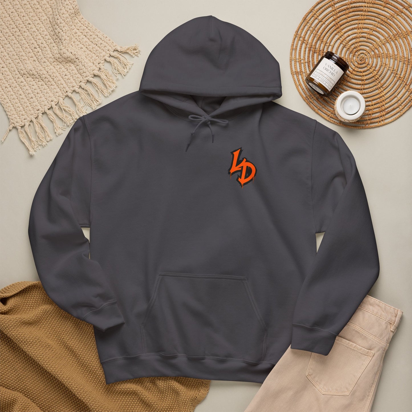 Love Deep Dual-Face Couple Graphic Hoodie
