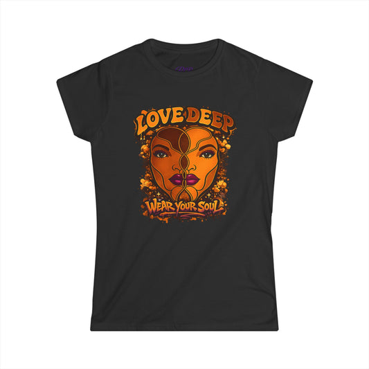 Love Deep Purple lips Women Graphic Tee — Inspirational Heartfelt Tee for Women