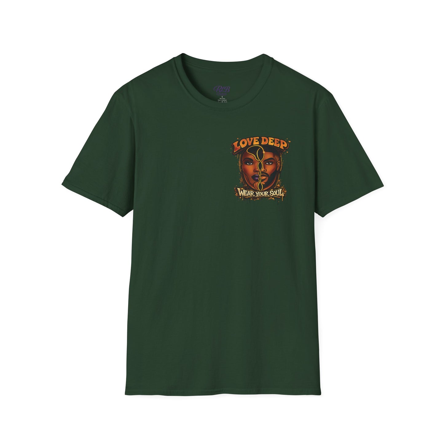 Love Deep Dual-Face Couple Retro T-Shirt