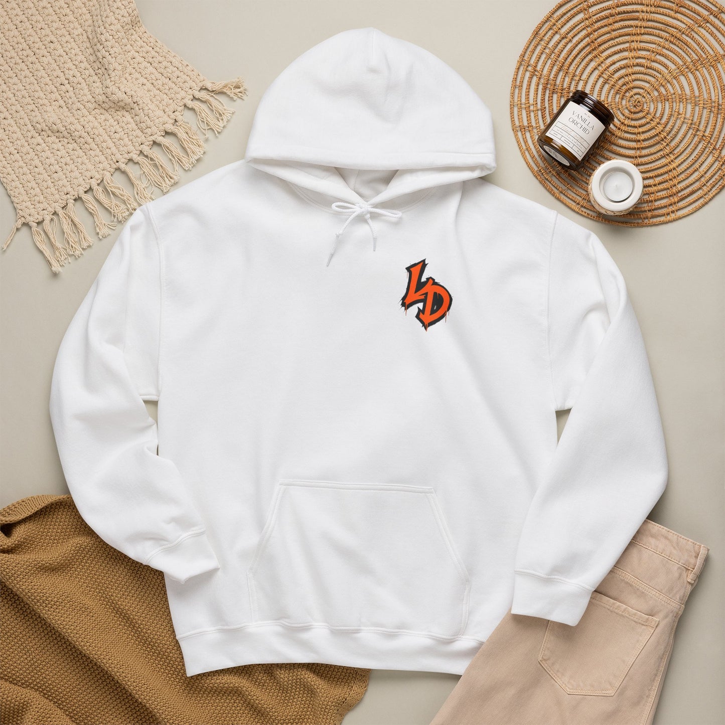Love Deep Dual-Face Couple Graphic Hoodie