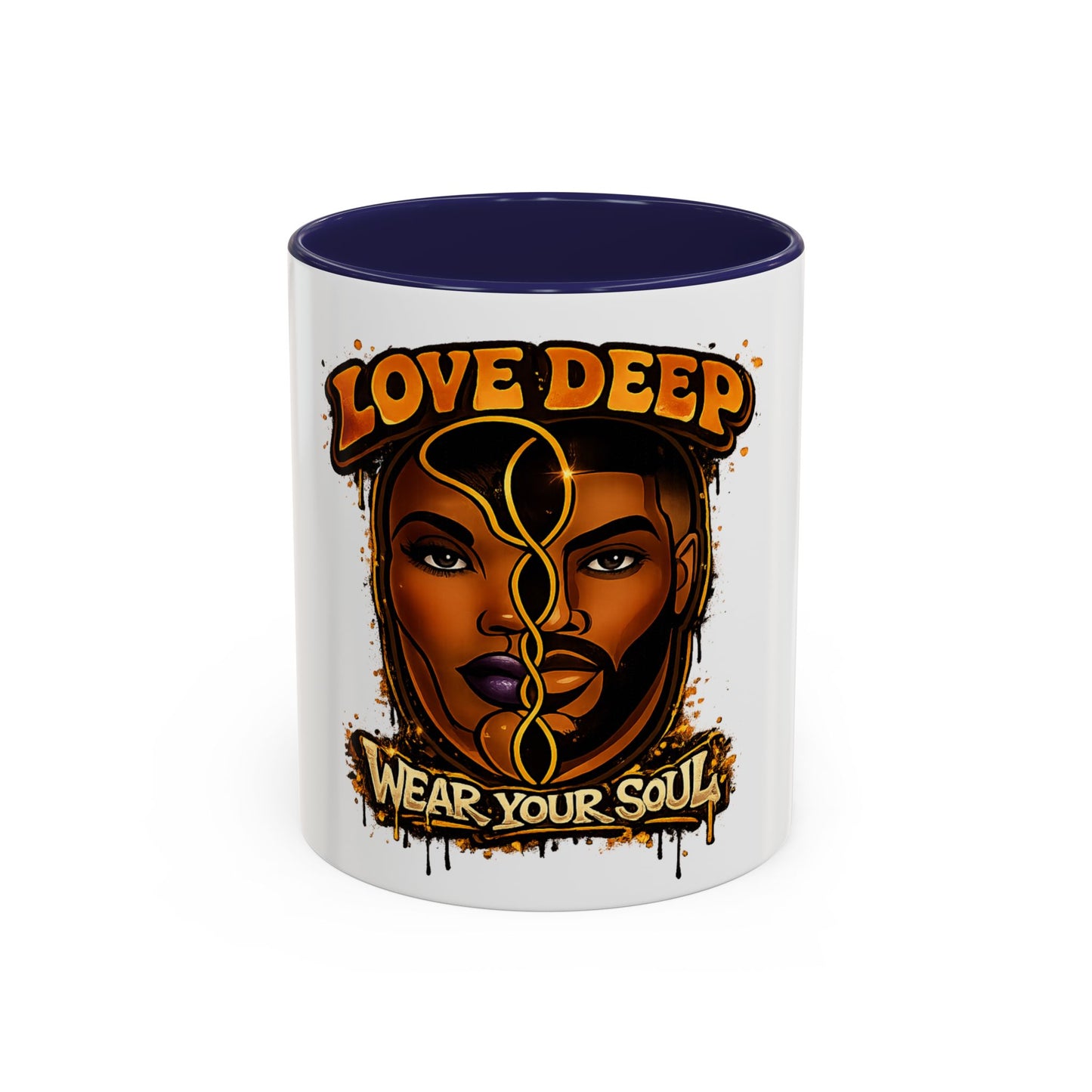 Love Deep Dual-Face Couple Coffee Mug — 11oz Accent