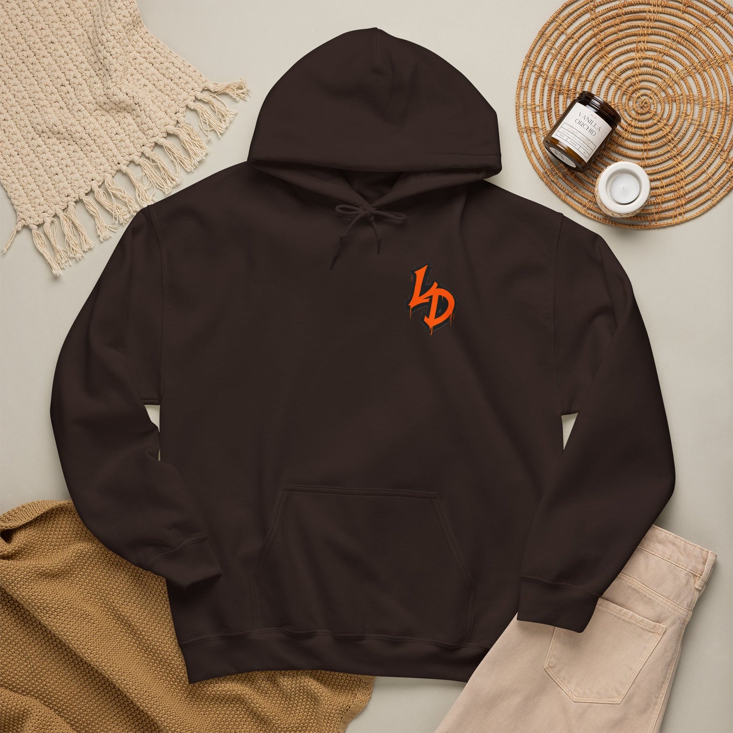 Love Deep Dual-Face Couple Graphic Hoodie