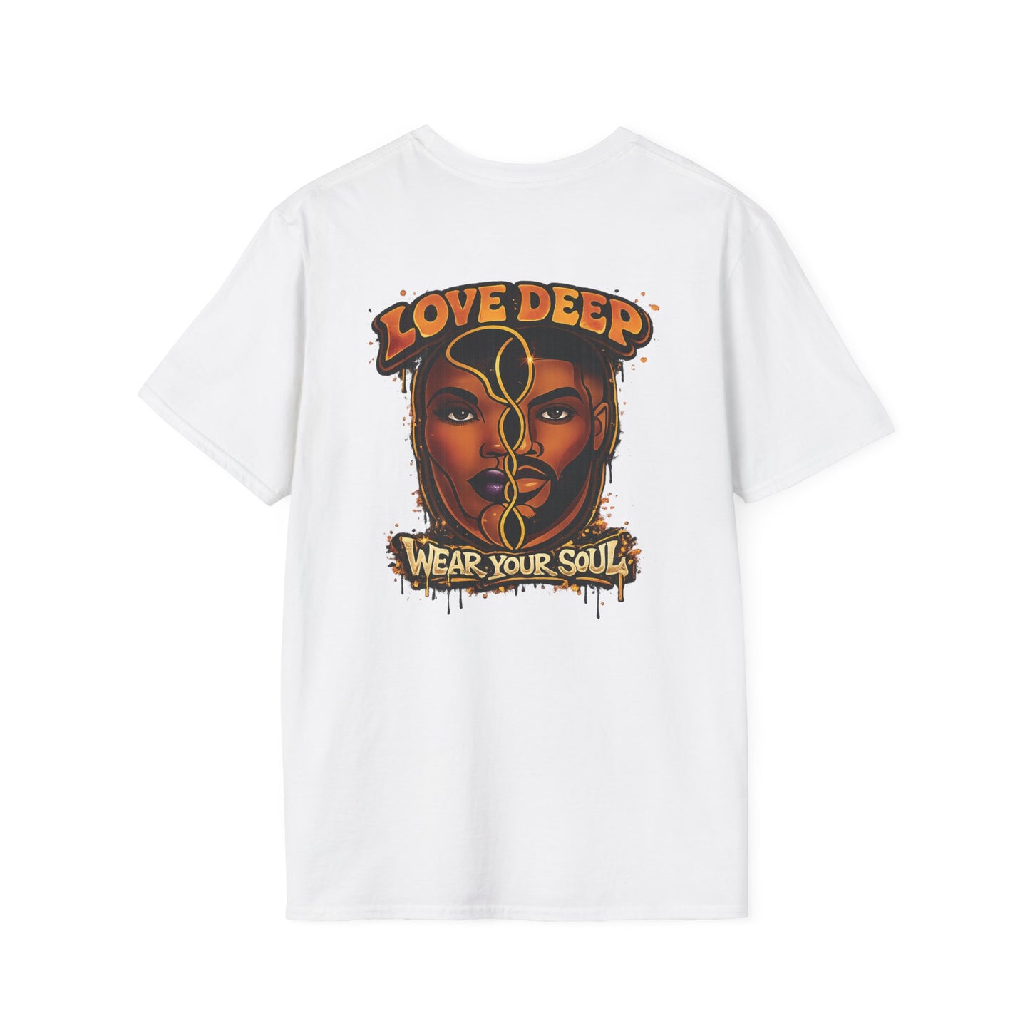 Love Deep Dual-Face Couple Retro T-Shirt