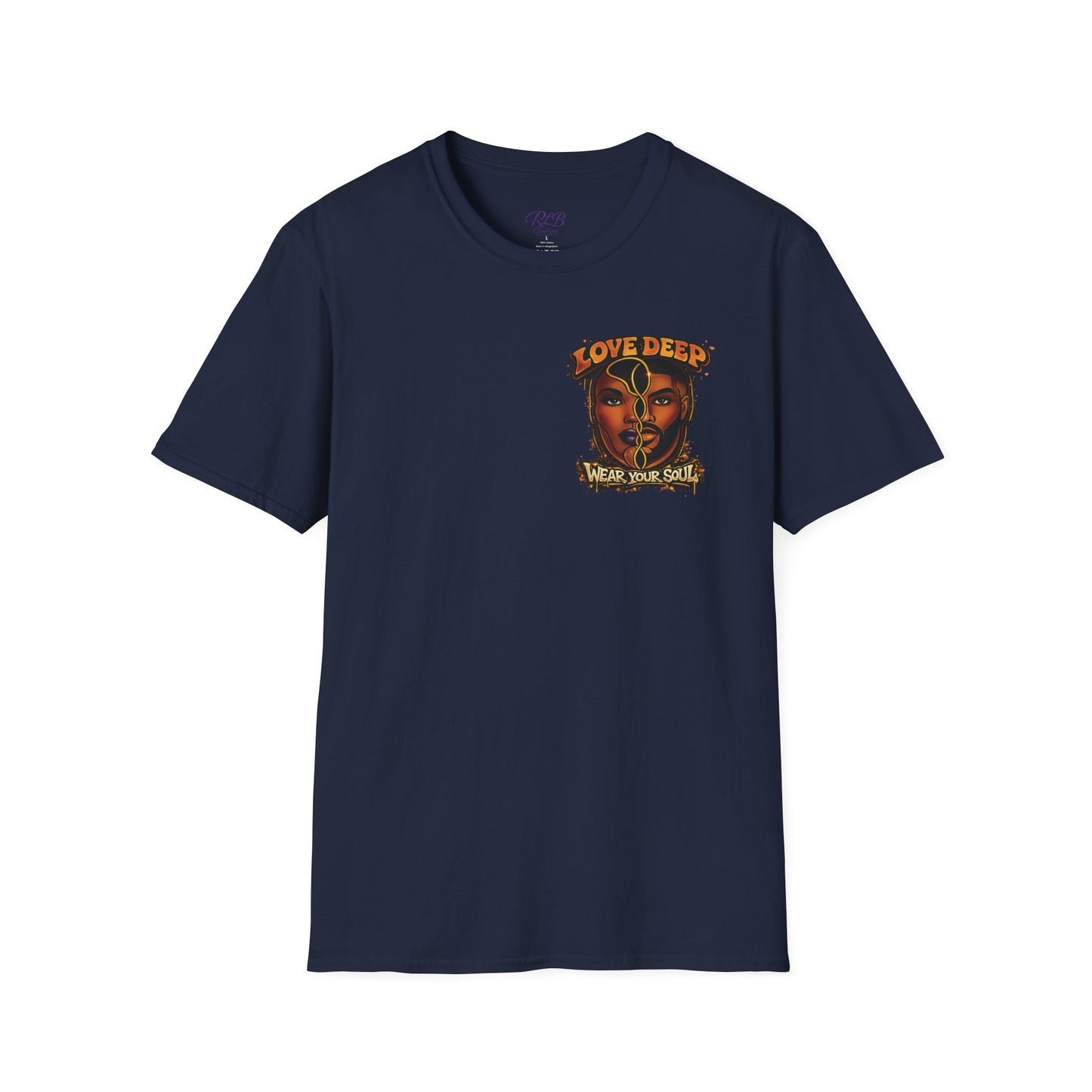 Love Deep Dual-Face Couple Retro T-Shirt