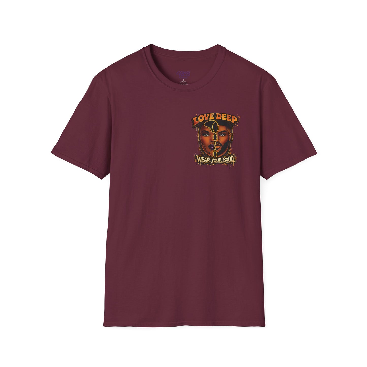 Love Deep Dual-Face Couple Retro T-Shirt