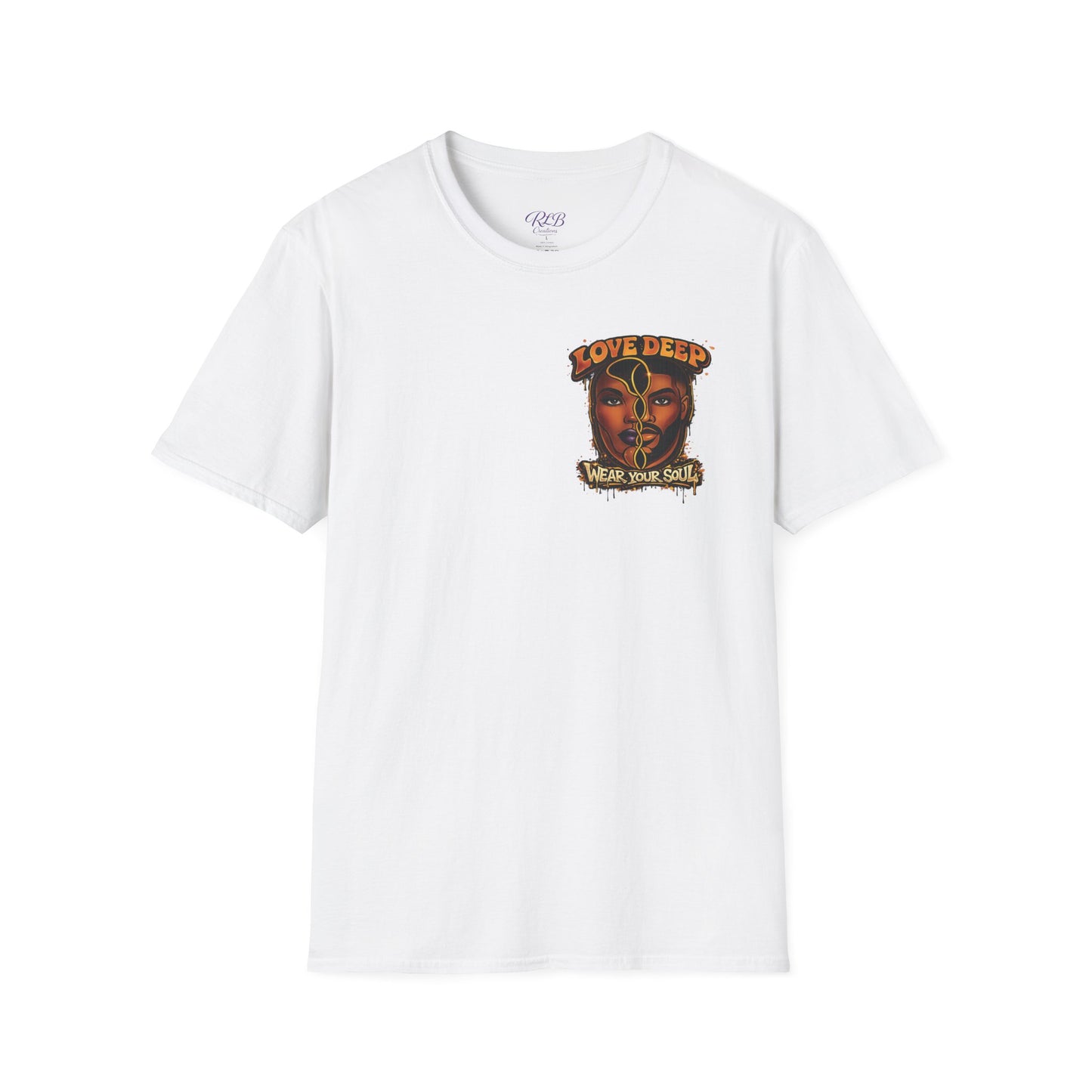 Love Deep Dual-Face Couple Retro T-Shirt
