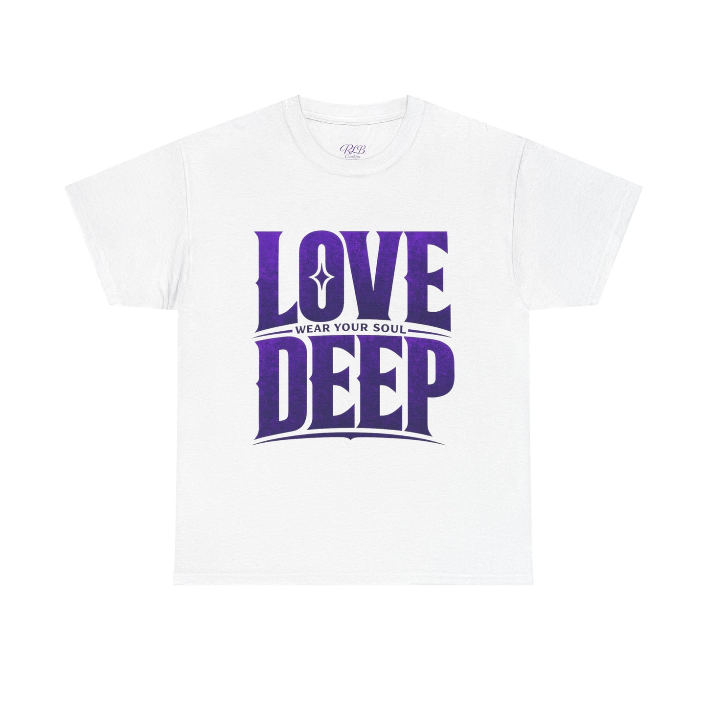 T-Shirt — "Love Deep" Inspirational Graphic Tee
