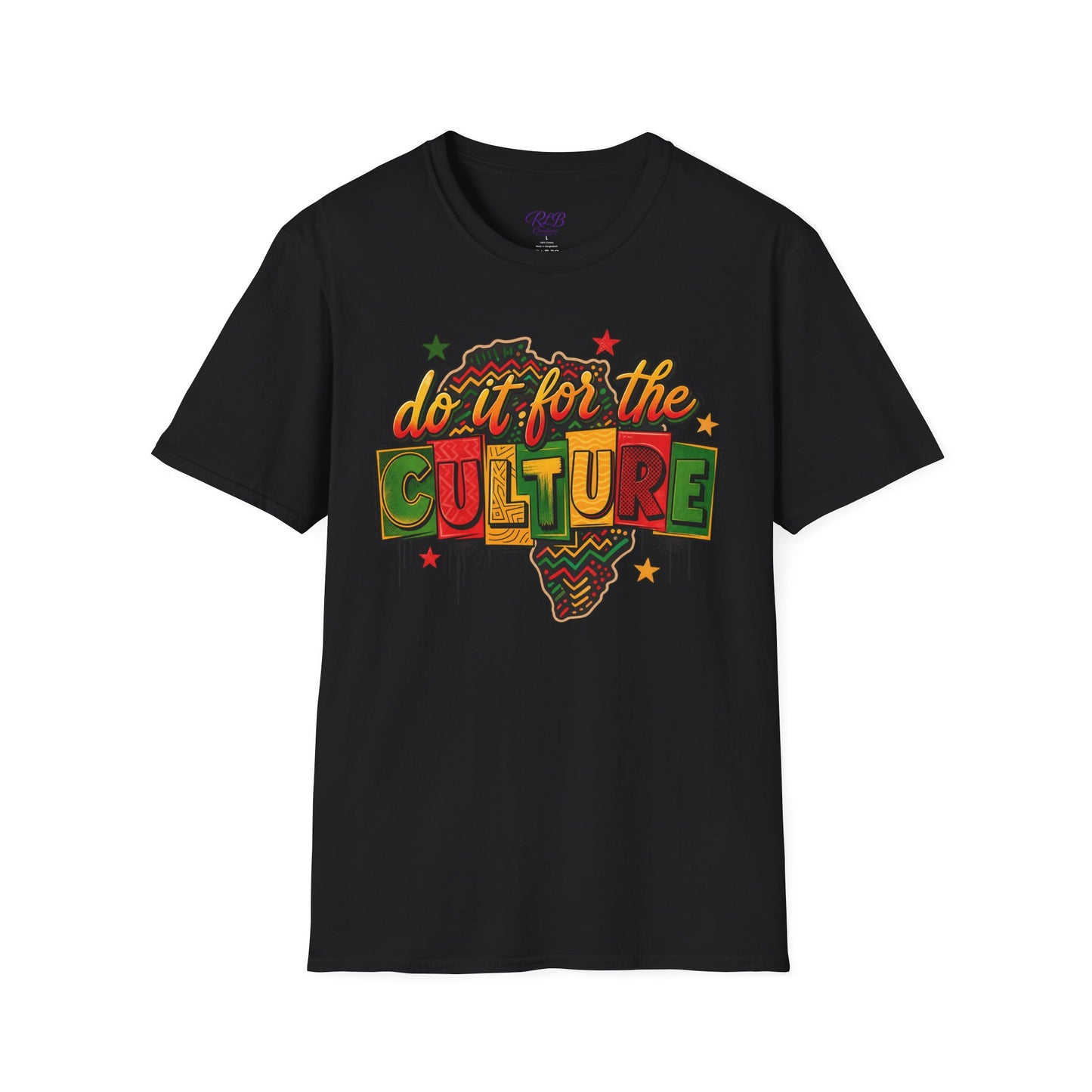 Do It For The Culture Afrocentric Retro Graphic T-Shirt