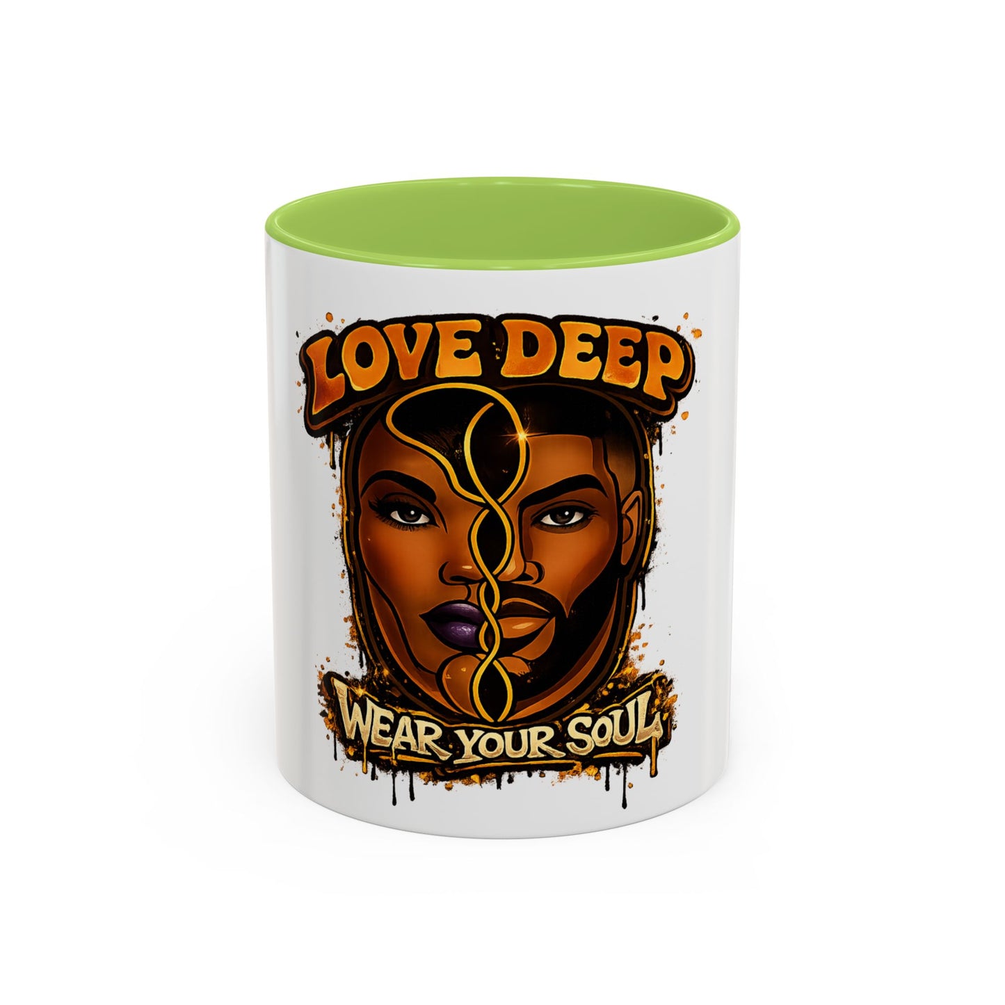 Love Deep Dual-Face Couple Coffee Mug — 11oz Accent