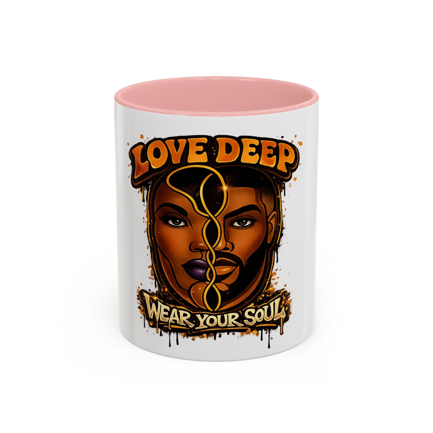 Love Deep Dual-Face Couple Coffee Mug — 11oz Accent