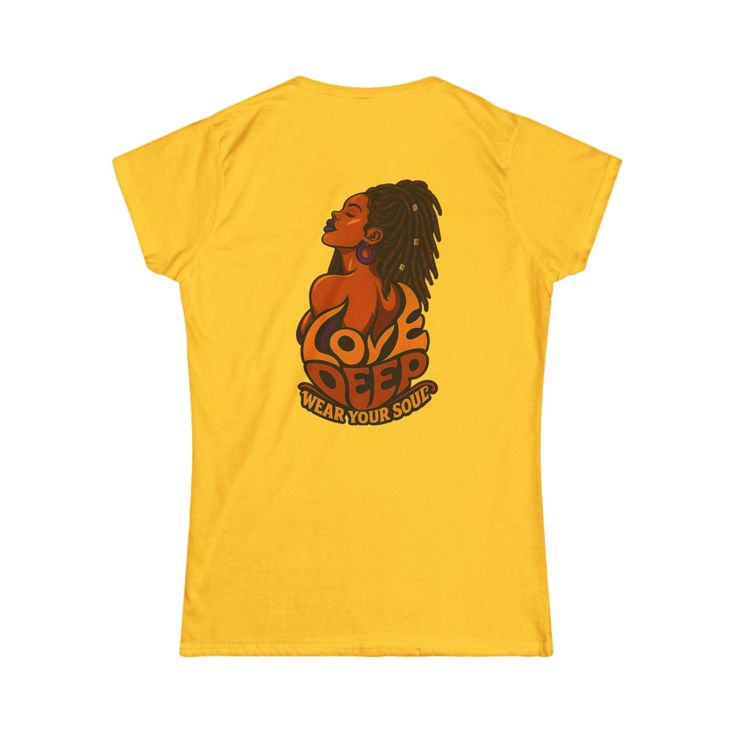 Empowering Brown-Skin Silhouette Love Deep Tee