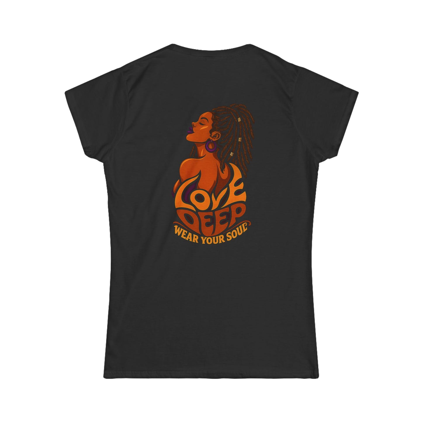 Empowering Brown-Skin Silhouette Love Deep Tee