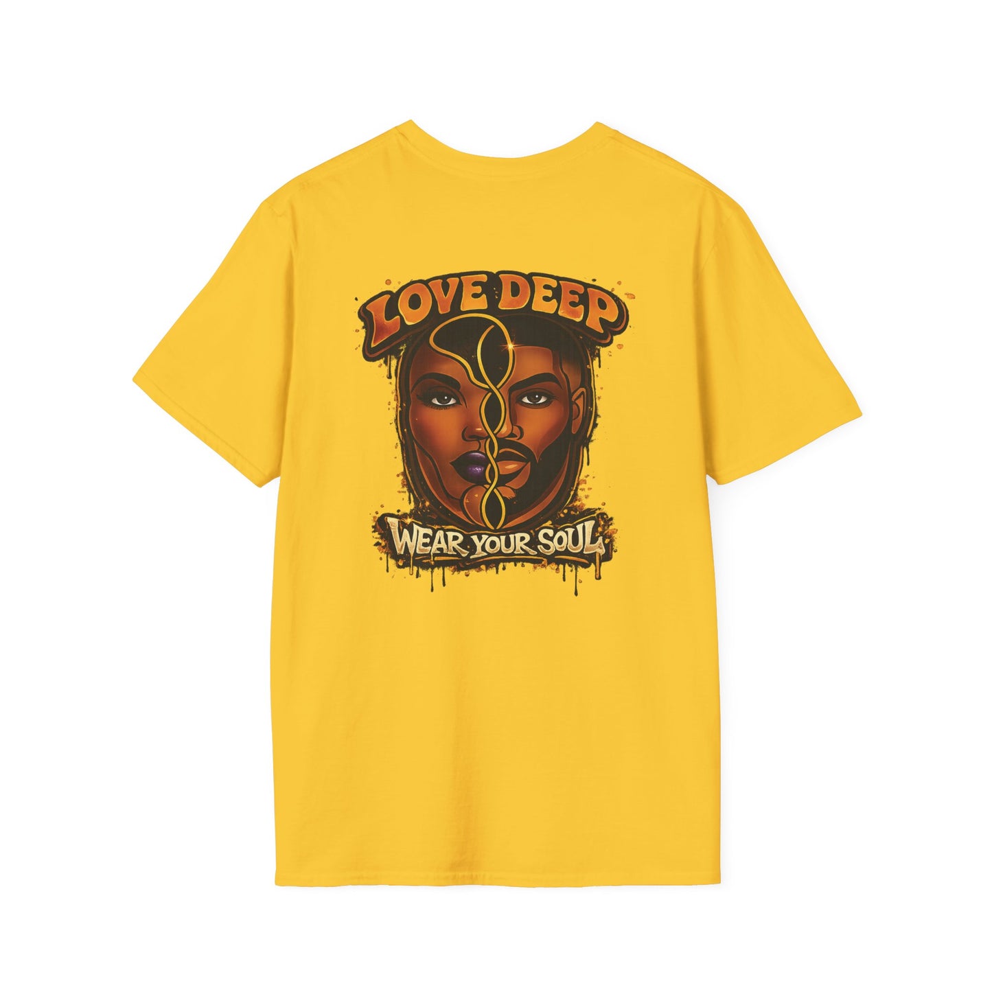 Love Deep Dual-Face Couple Retro T-Shirt