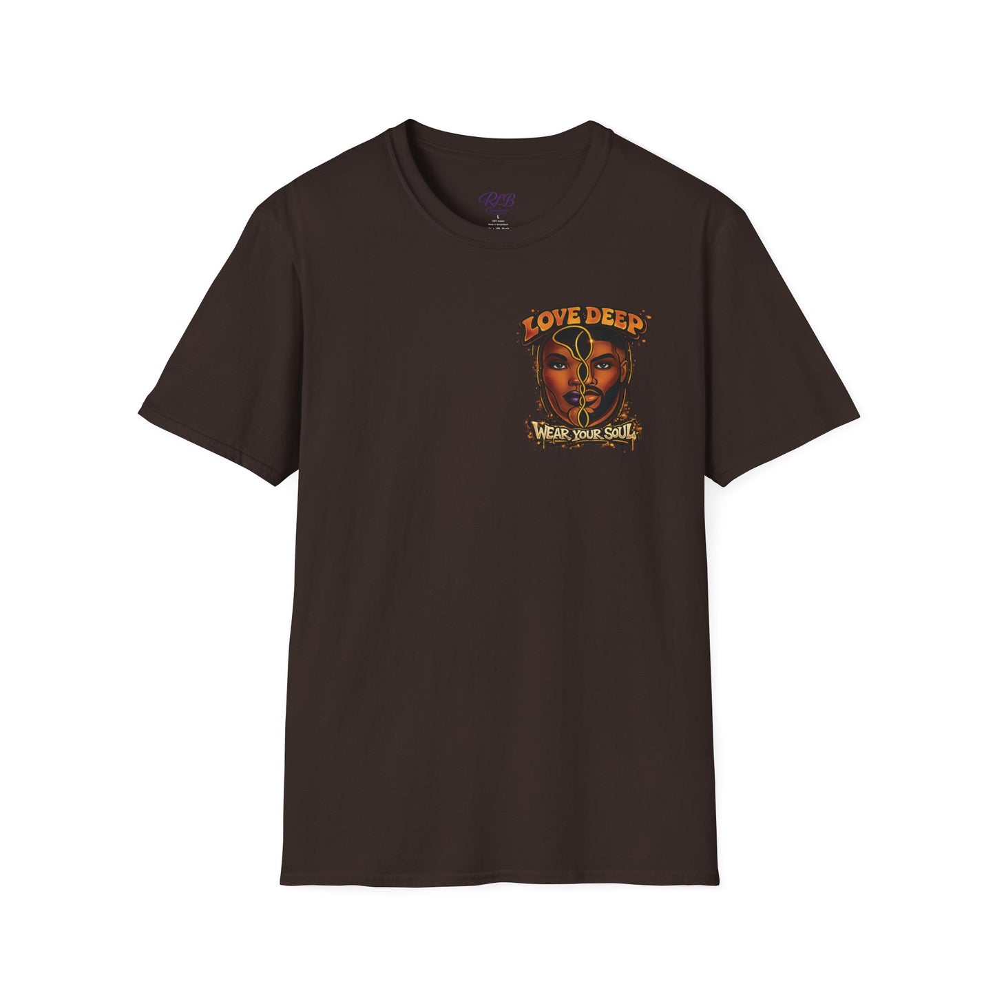 Love Deep Dual-Face Couple Retro T-Shirt