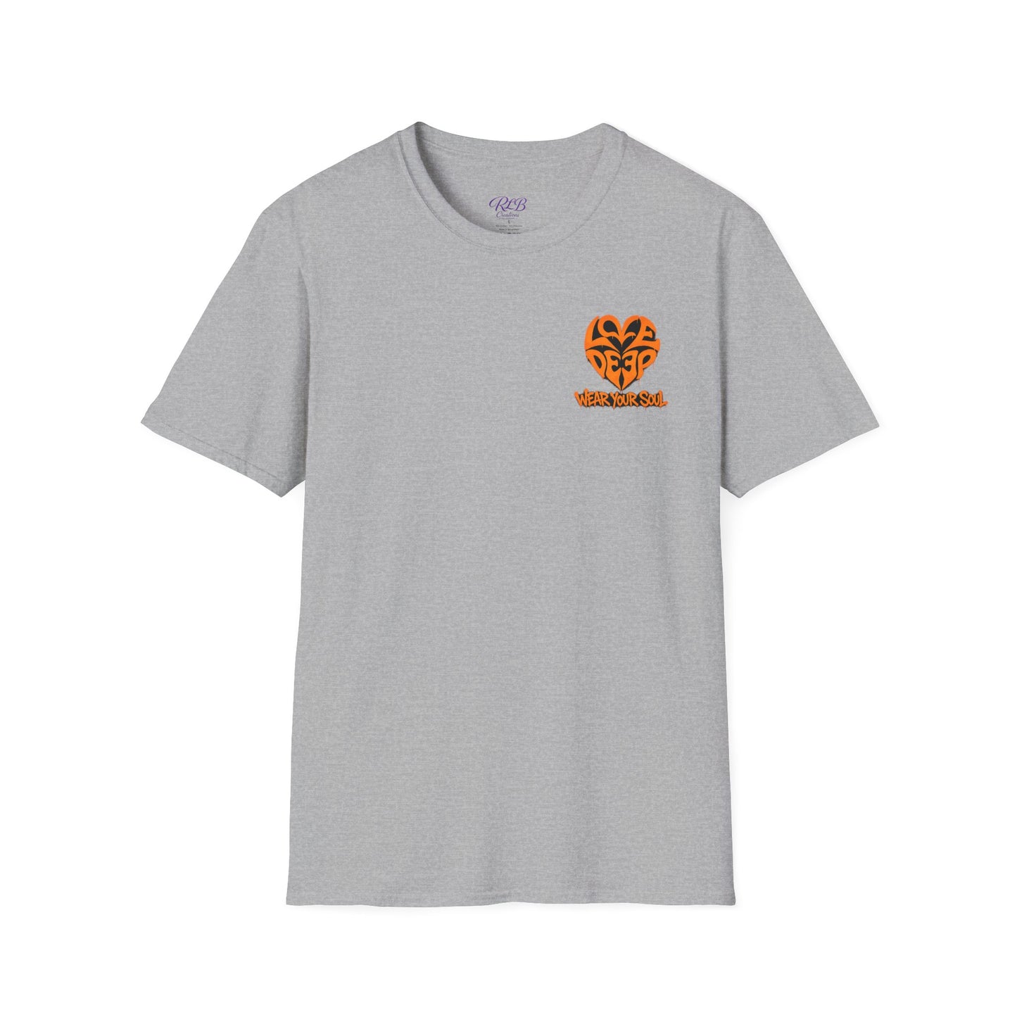 Love Deep Symbol T-Shirt — Romantic Heart Emblem Tee