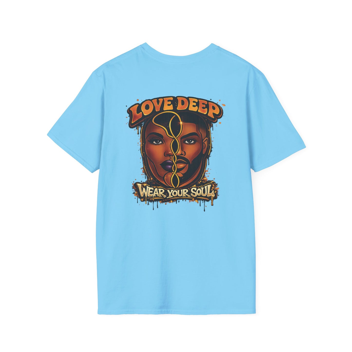 Love Deep Dual-Face Couple Retro T-Shirt
