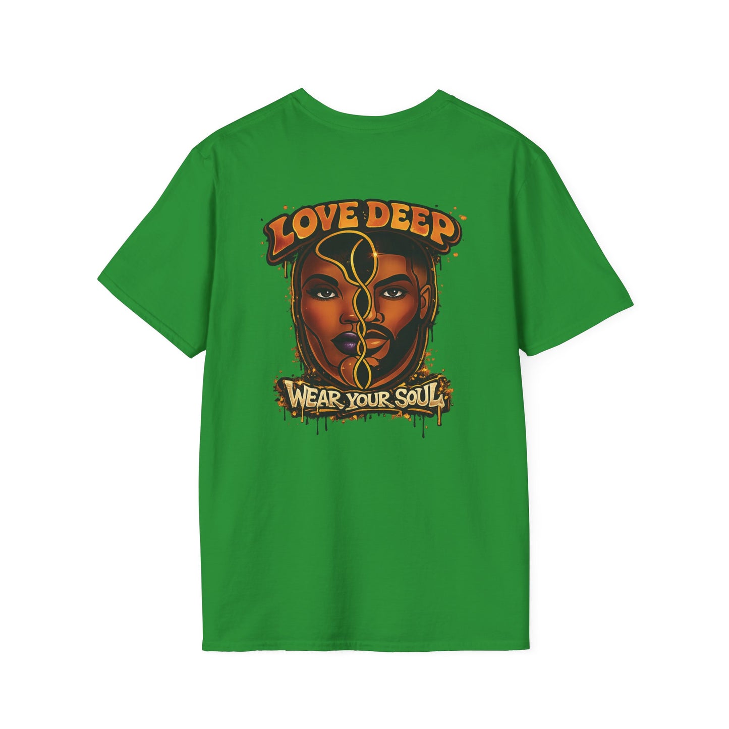 Love Deep Dual-Face Couple Retro T-Shirt