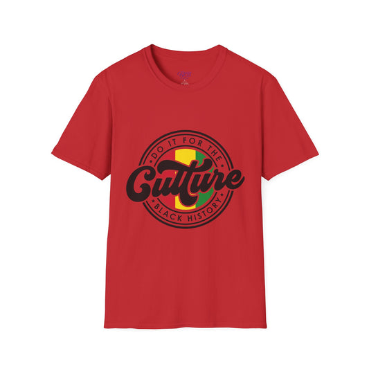 Do It For The Culture Retro Badge Black History Tribute T-Shirt