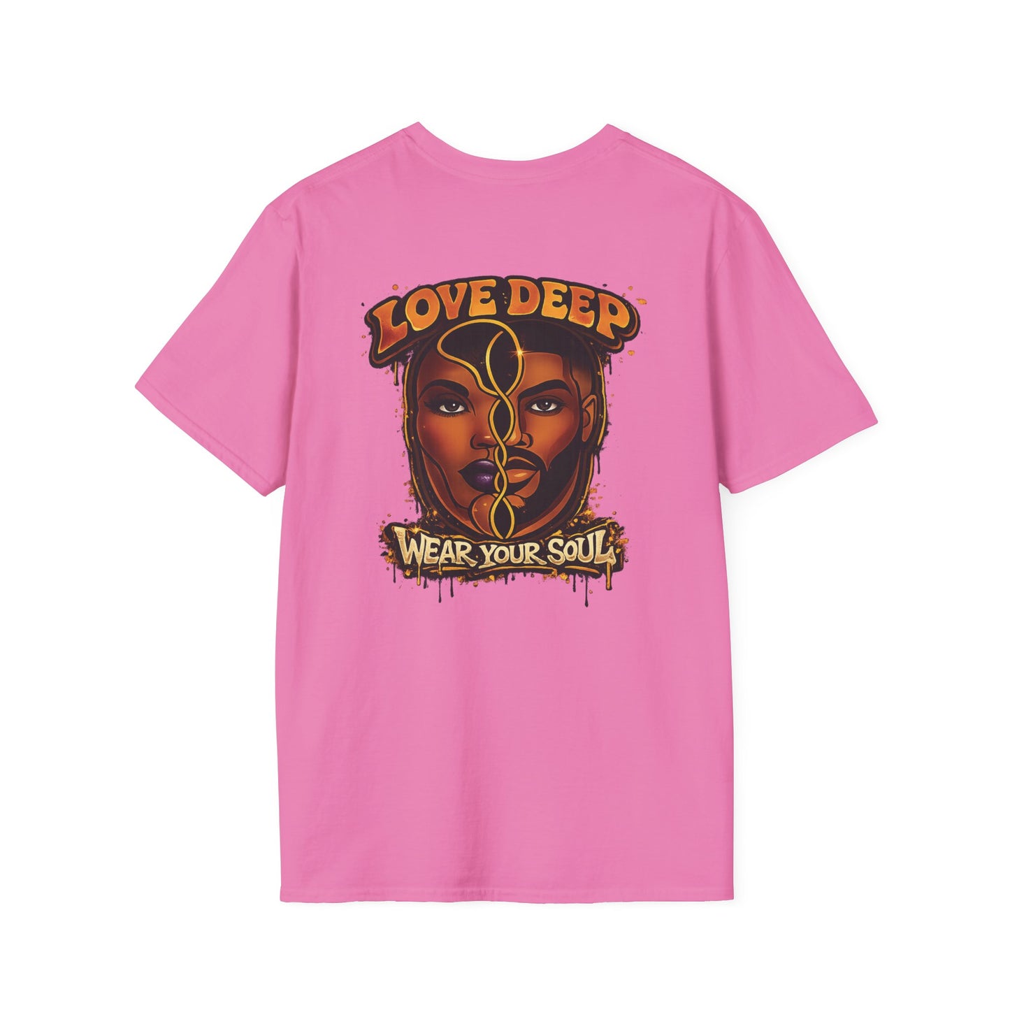 Love Deep Dual-Face Couple Retro T-Shirt