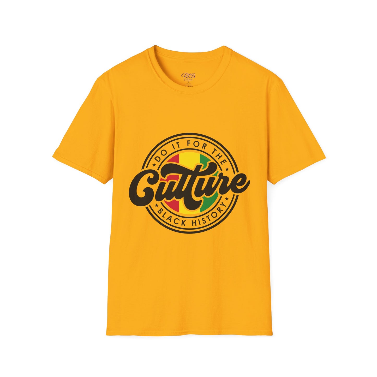 Do It For The Culture Retro Badge Black History Tribute T-Shirt