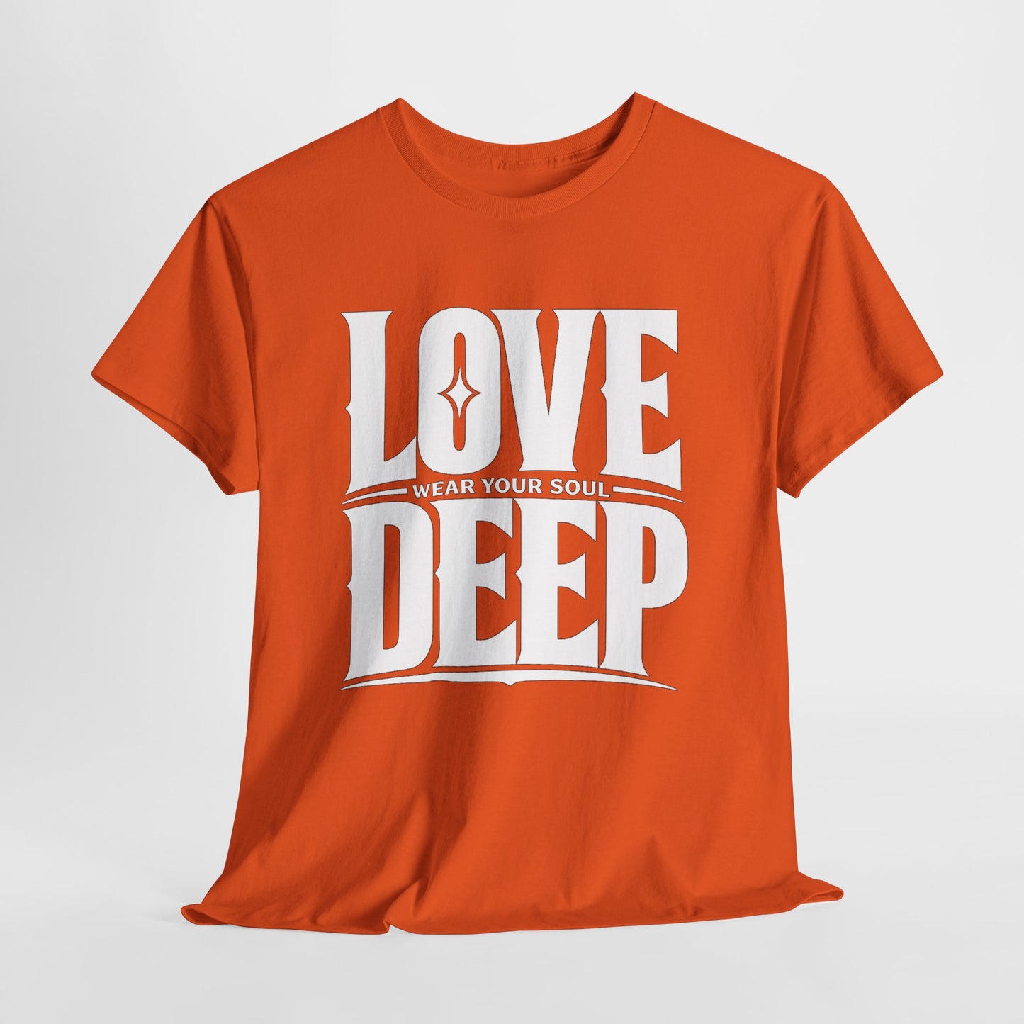 Love Deep Tee — "Love Deep" Graphic Cotton T‑Shirt