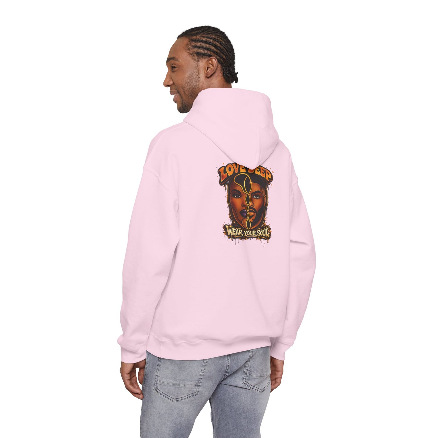 Love Deep Dual-Face Couple Graphic Hoodie