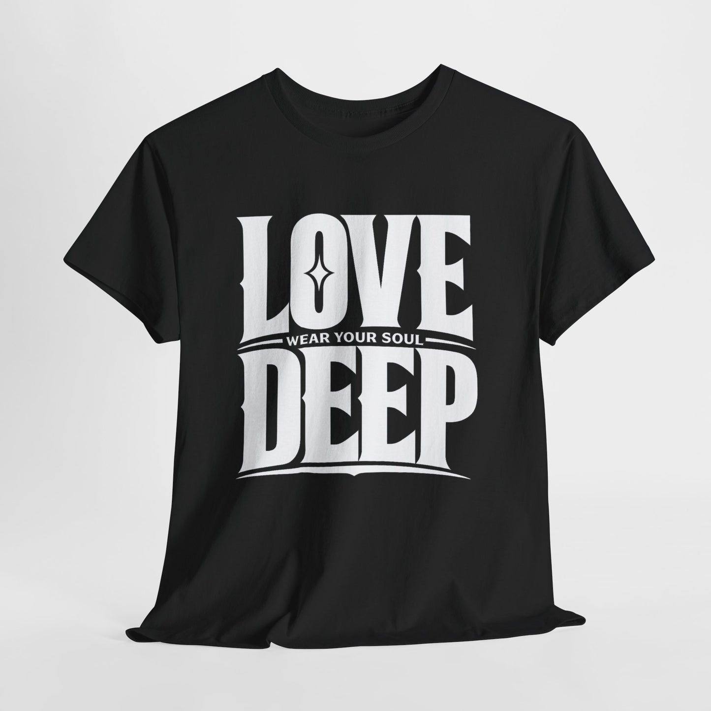 Love Deep Tee — "Love Deep" Graphic Cotton T‑Shirt