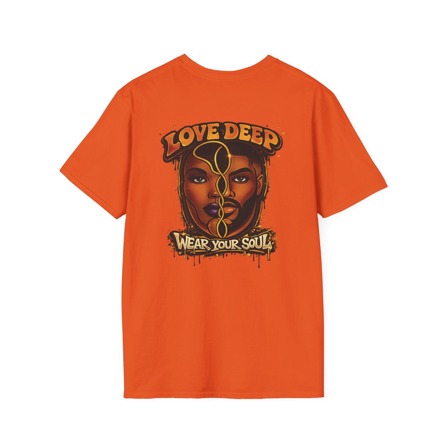Love Deep Dual-Face Couple Retro T-Shirt