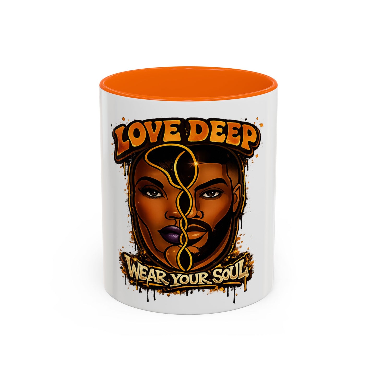 Love Deep Dual-Face Couple Coffee Mug — 11oz Accent