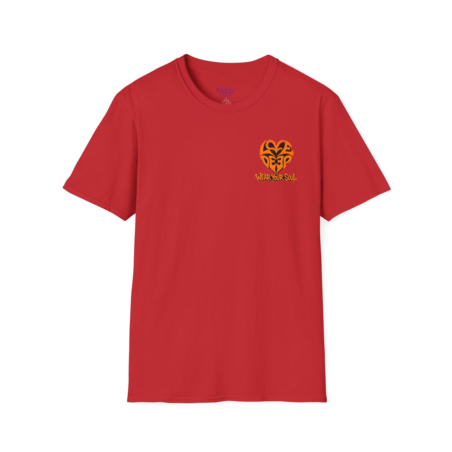 Love Deep Symbol T-Shirt — Romantic Heart Emblem Tee
