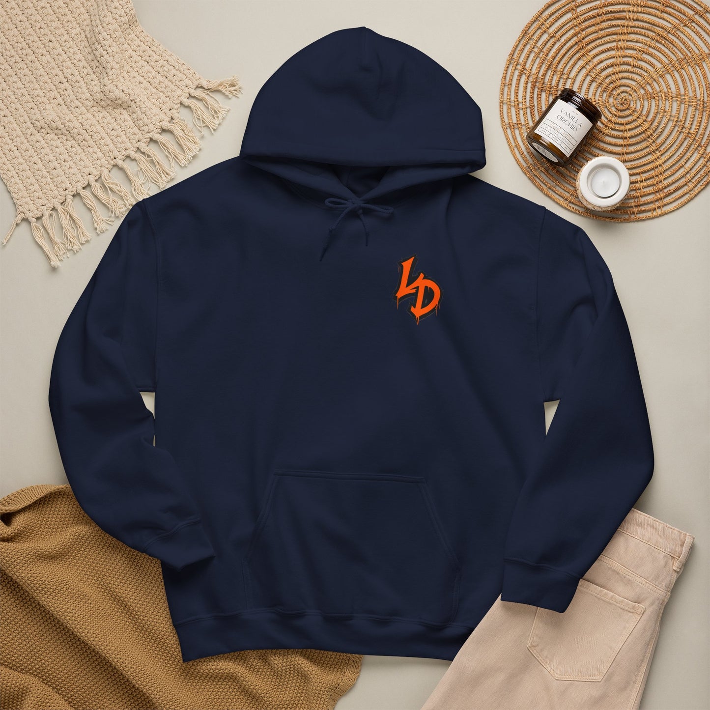 Love Deep Dual-Face Couple Graphic Hoodie