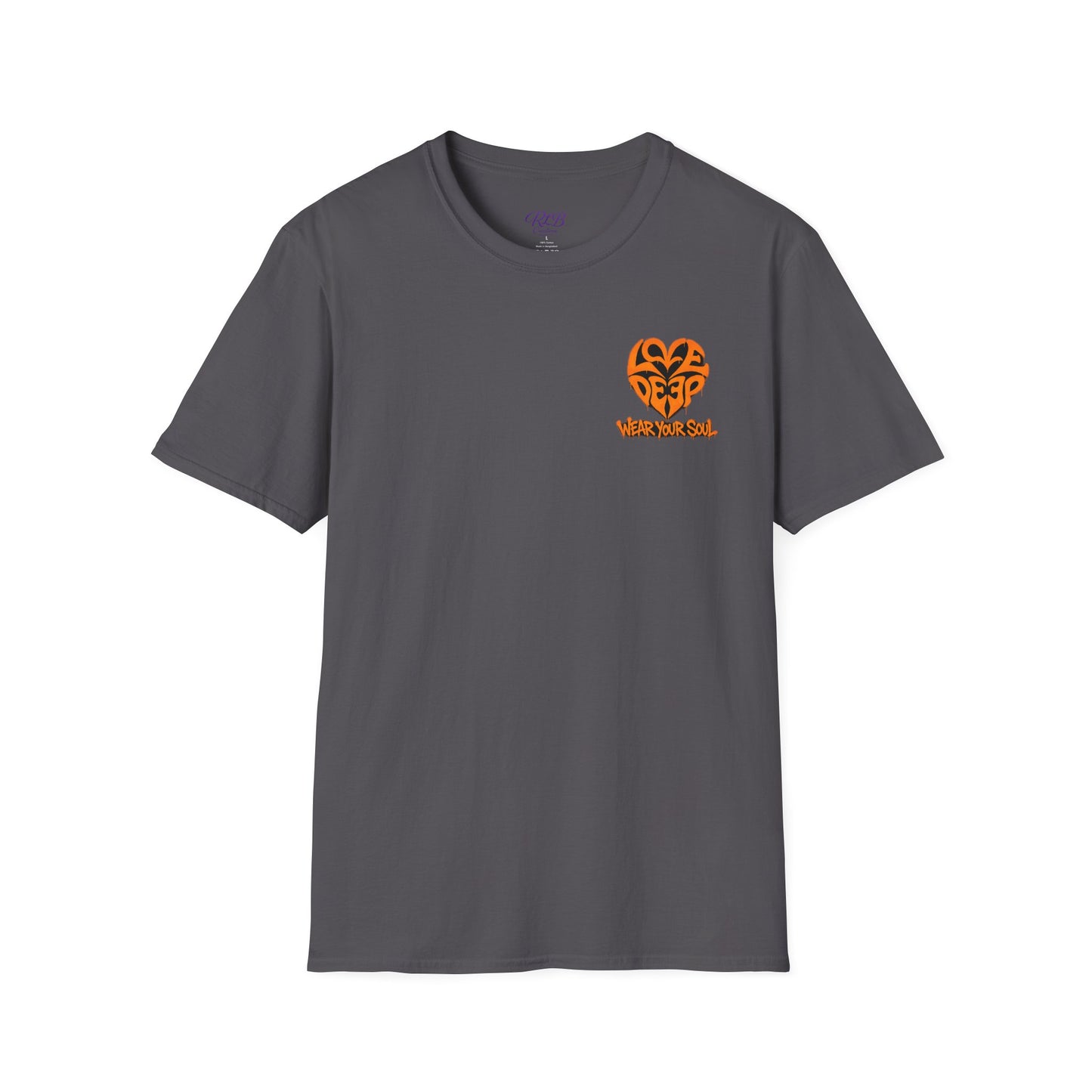 Love Deep Symbol T-Shirt — Romantic Heart Emblem Tee
