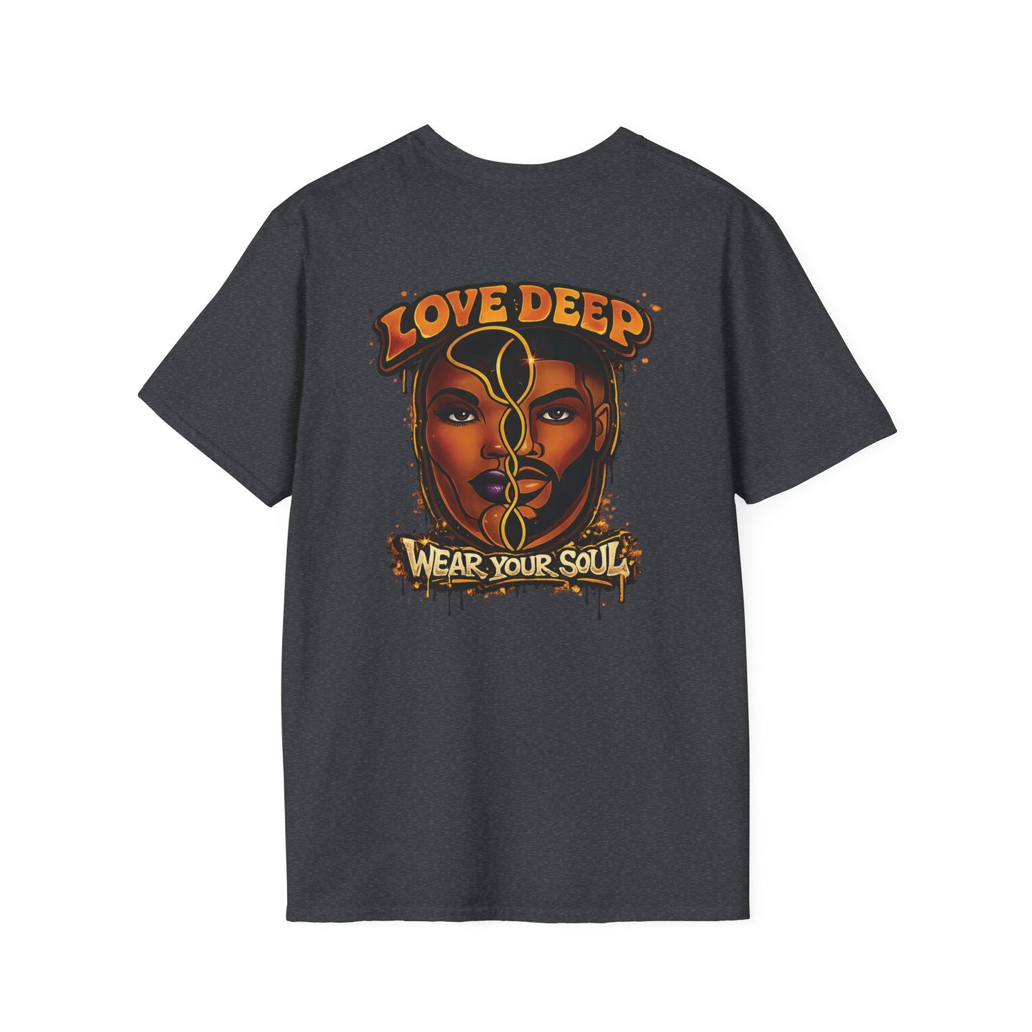 Love Deep Dual-Face Couple Retro T-Shirt