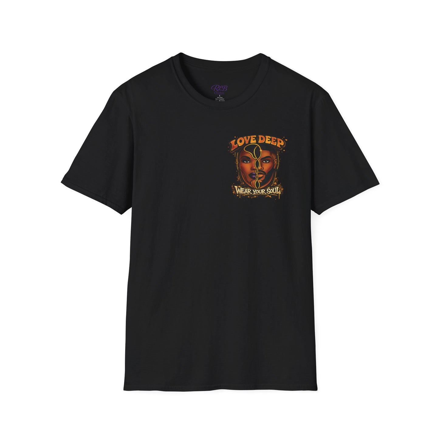 Love Deep Dual-Face Couple Retro T-Shirt