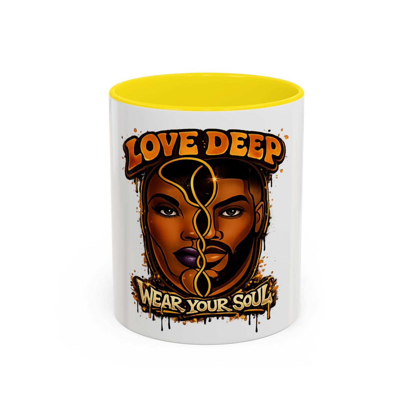 Love Deep Dual-Face Couple Coffee Mug — 11oz Accent