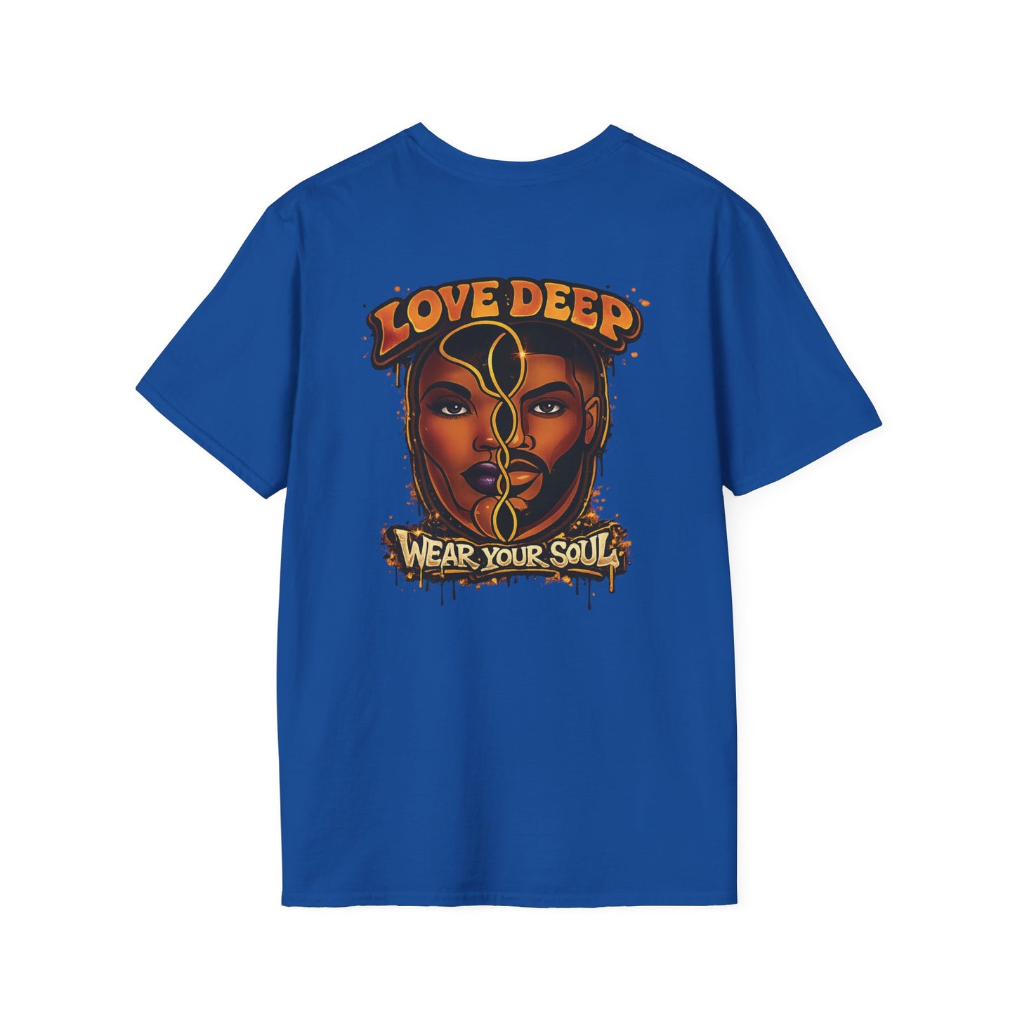 Love Deep Dual-Face Couple Retro T-Shirt