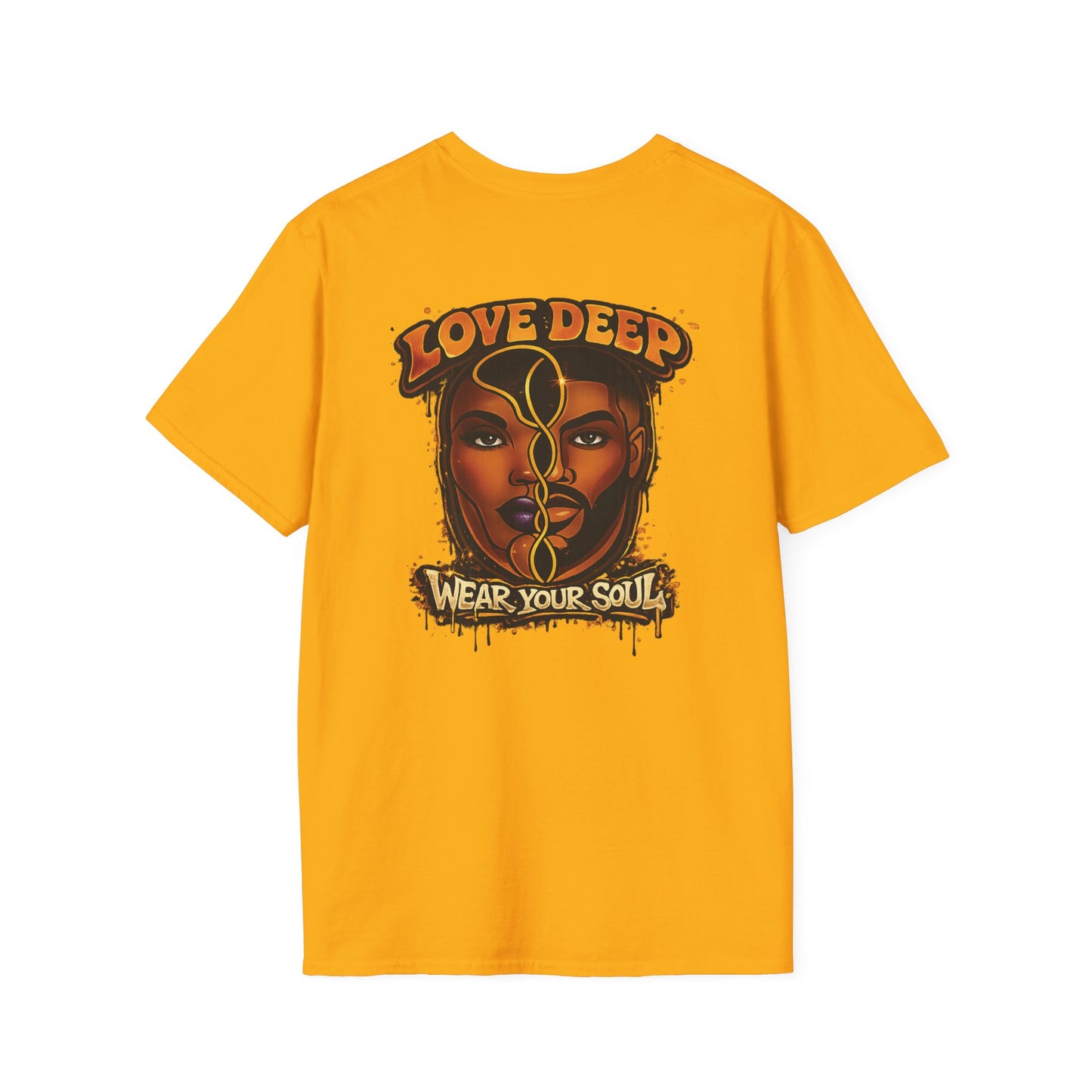 Love Deep Dual-Face Couple Retro T-Shirt