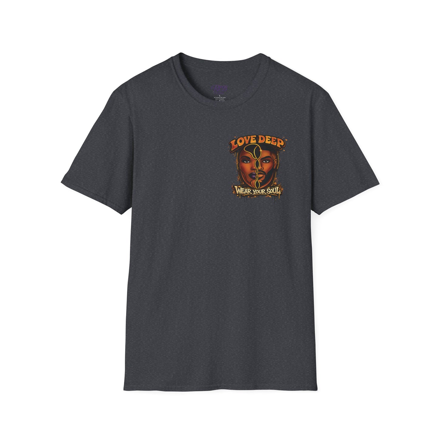Love Deep Dual-Face Couple Retro T-Shirt