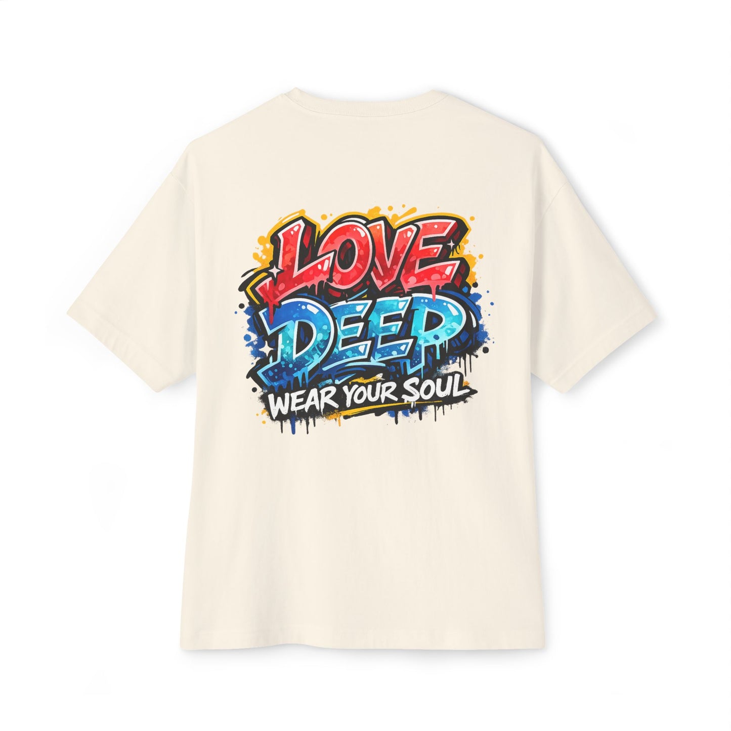 Love Deep 'Wear Your Soul' Graffiti T-Shirt