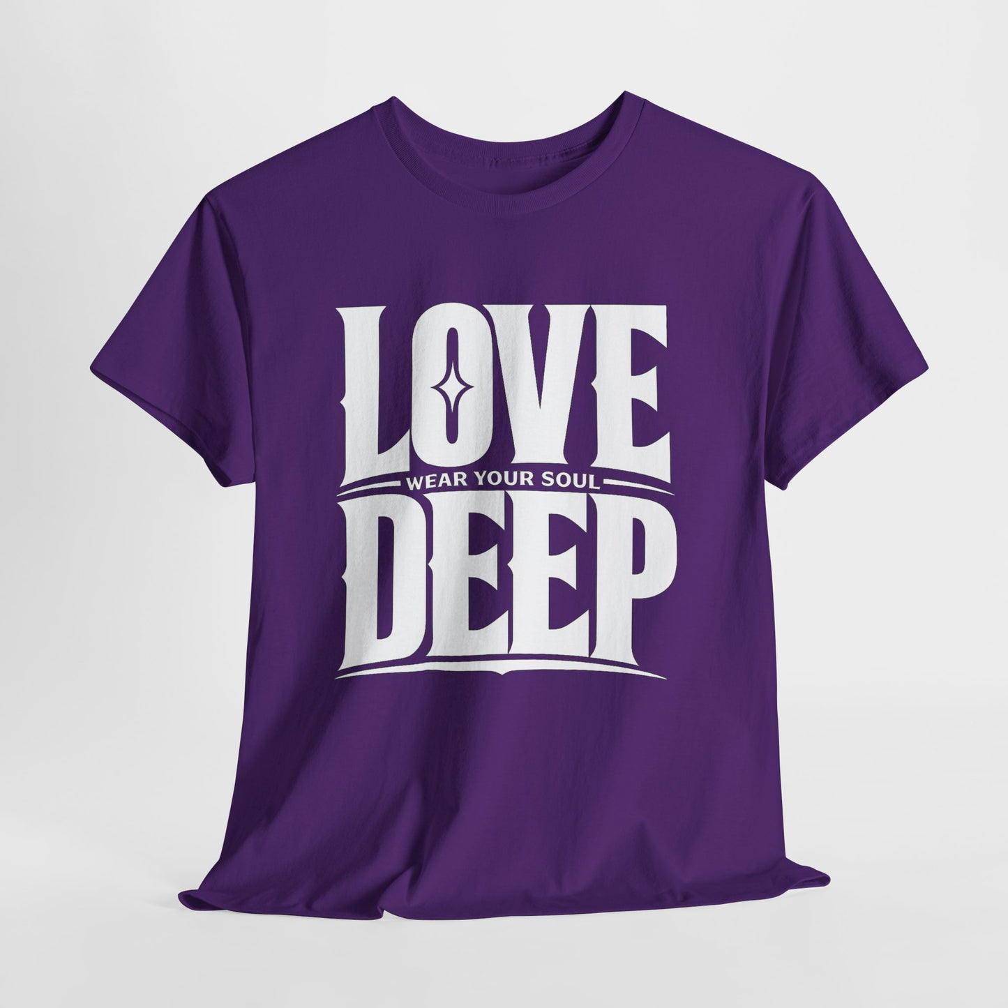 Love Deep Tee — "Love Deep" Graphic Cotton T‑Shirt