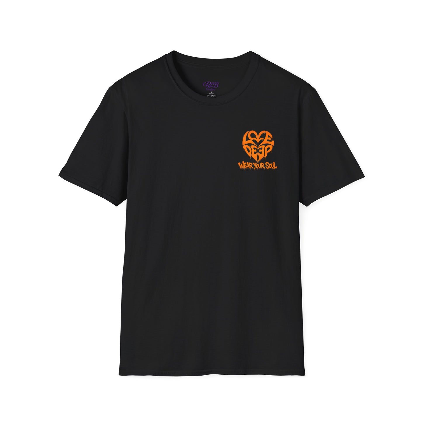 Love Deep Symbol T-Shirt — Romantic Heart Emblem Tee